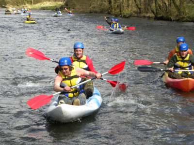 Diverse outdooractiviteiten in de Belgische Ardennen.